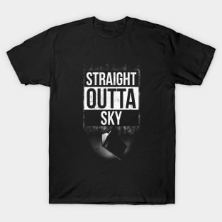 Anime notebook-straight outta sky T-Shirt